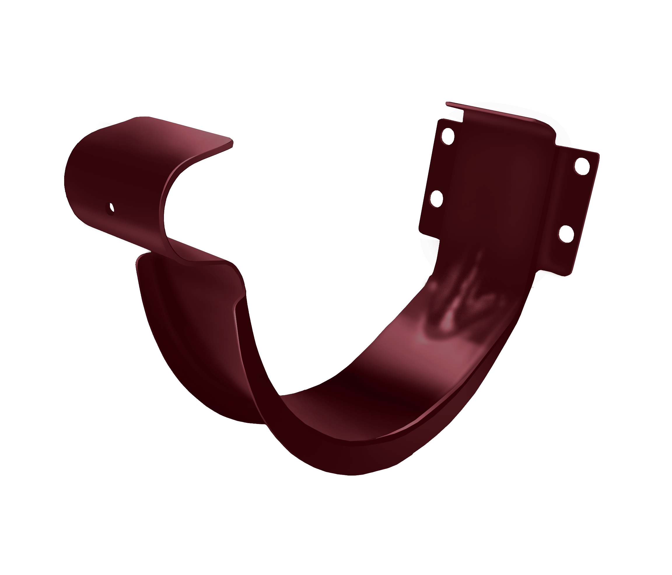 Крюк короткий 125мм Optima RAL 3005 красное вино изображение, анонсные картинки товара