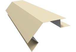 Планка угла внешнего сложного 135 градусов БХ new 0,5 Satin с пленкой RAL 1015 светлая слоновая кость (2м) изображение, анонсные картинки товара