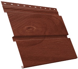 Металлический софит Квадро брус с перфорацией 0,45 Print Premium с пленкой Cherry Wood Fresh TwinColor изображение, анонсные картинки товара