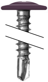 Саморез ПШС 4,2х16 RAL 4007 (1000) изображение, анонсные картинки товара