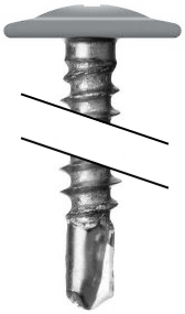Саморез ПШС 4,2х19 RAL 7045 (1000) изображение, анонсные картинки товара