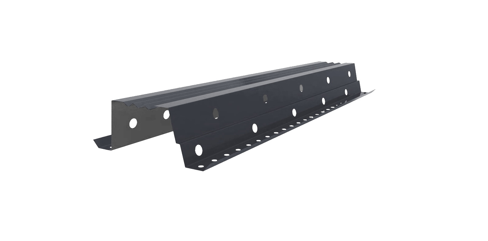 Вентилируемый прогон опорный фальц mini PE RAL 7024 мокрый асфальт (0,295 м) изображение, анонсные картинки товара