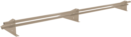 Снегозадержатель трубчатый универсальный Optima RAL 1019 3м изображение, анонсные картинки товара