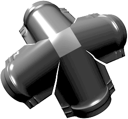 Четверник конька малого полукруглого 0,45 Zn п/ф изображение, анонсные картинки товара