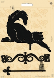 Флюгер большой Duck & Dog 002 Кот изображение, анонсные картинки товара