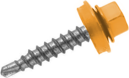 Саморез по металлу Daxmer 5,5х19 RAL 1037 (250) сверло №3 изображение, анонсные картинки товара