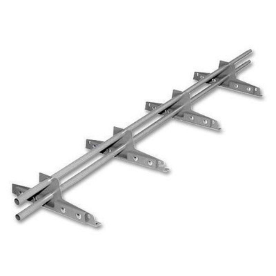 Снегозадержатель Стандарт Т4 d 25 RAL 9006 (3м) изображение, анонсные картинки товара