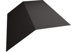 Планка конька плоского 190х190 0,5 Velur X RR 32 темно-коричневый (3м) изображение, анонсные картинки товара