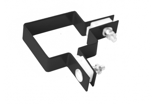 Крепление хомут угловой 62х55 RAL 9005 изображение, анонсные картинки товара
