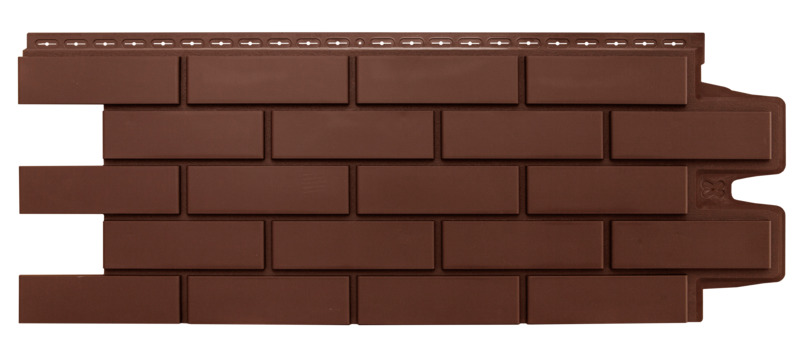 Фасадная панель Grand Line Клинкерный кирпич Classic шоколадный изображение, анонсные картинки товара
