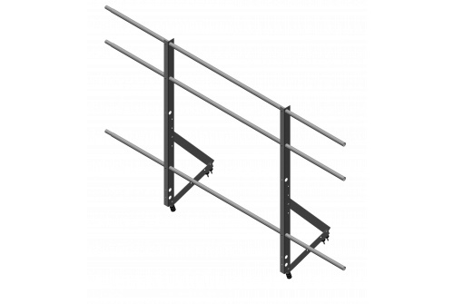 Ограждение кровельное Optima 1,2х2м RAL 7024 изображение, анонсные картинки товара