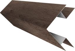 Угол внешний сложный 75х75 0,45 Print Premium Almond Wood Fresh (2м) изображение, анонсные картинки товара