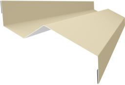 Планка примыкания в накладку 25х17х35х17 0,5 Satin с пленкой RAL 1015 светлая слоновая кость (3м) изображение, анонсные картинки товара