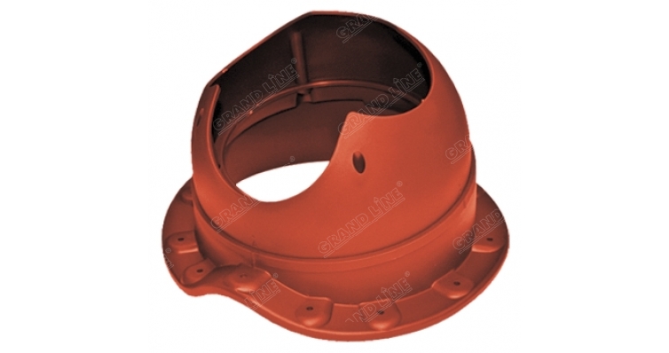 Проходной элемент Krovent Base-VT Wave 110 красный изображение, анонсные картинки товара