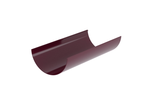 Желоб Классика 120 ПВХ Grand Line 3м бордо (RAL 3005) изображение, анонсные картинки товара