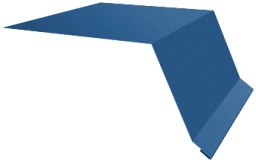 Планка капельник 100х55 0,5 Satin с пленкой RAL 5005 сигнальный синий (3м) изображение, анонсные картинки товара
