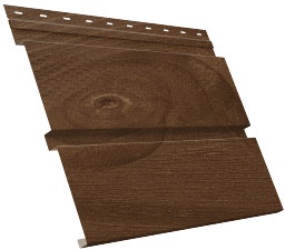 Металлический софит Квадро брус с перфорацией 0,45 Print Premium с пленкой Antique Wood изображение, анонсные картинки товара