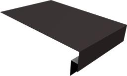 Планка околооконная сложная Кликфальц Pro 0,5 Satin Matt RR 32 темно-коричневый (2м) изображение, анонсные картинки товара