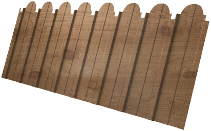 Профнастил C10A фигурный 0,45 Print Premium Pine Wood Fresh изображение, анонсные картинки товара