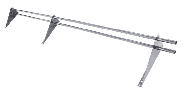 Снегозадержатель трубчатый универсальный Optima RAL 7004 3м изображение, анонсные картинки товара