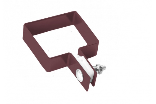 Крепление хомут крайний 62х55 RAL 3005 изображение, анонсные картинки товара