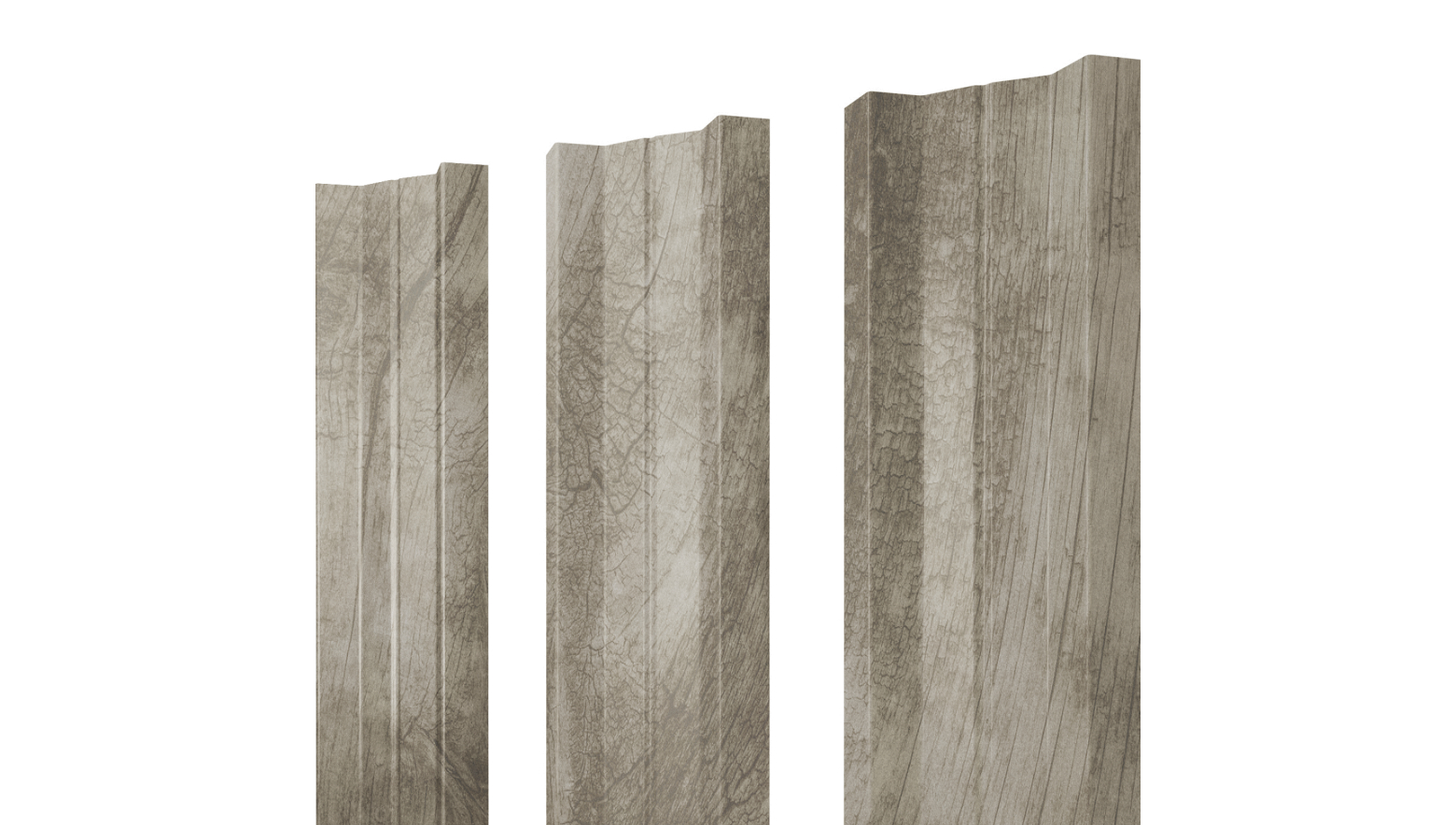 Штакетник М-образный В с прямым резом 0,45 Print Elite Nordic Wood TwinColor изображение, анонсные картинки товара