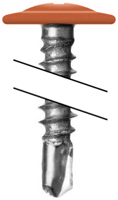Саморез ПШС 4,2х16 RAL 2010 (1000) изображение, анонсные картинки товара