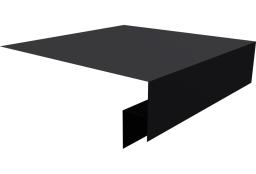 Планка околооконная сложная 250х50х18 (j-фаска) 0,5 Velur X RAL 9005 черный (3м) изображение, анонсные картинки товара