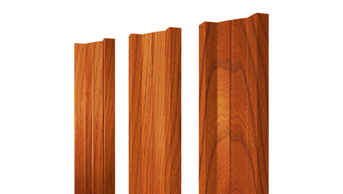 Штакетник М-образный А с прямым резом 0,45 Print Premium Rowan Fresh TwinColor изображение, анонсные картинки товара