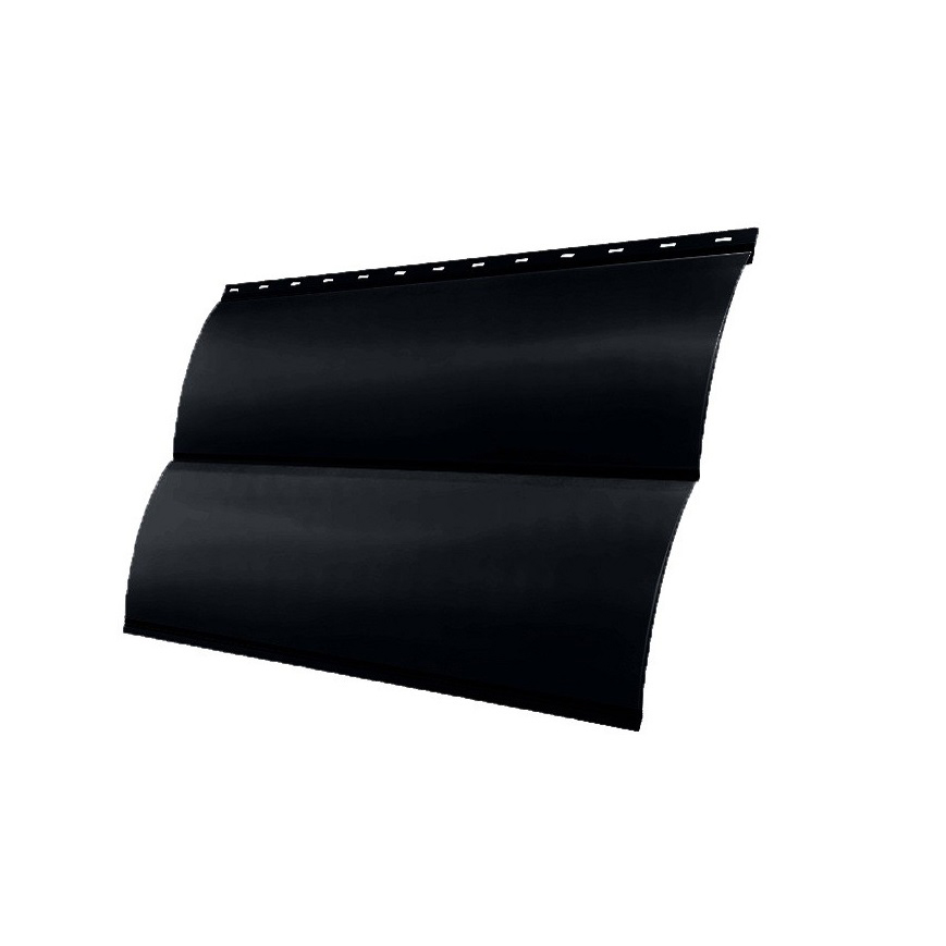 Блок-хаус new Grand Line 0,45 PE с пленкой RAL 9005 черный изображение, анонсные картинки товара