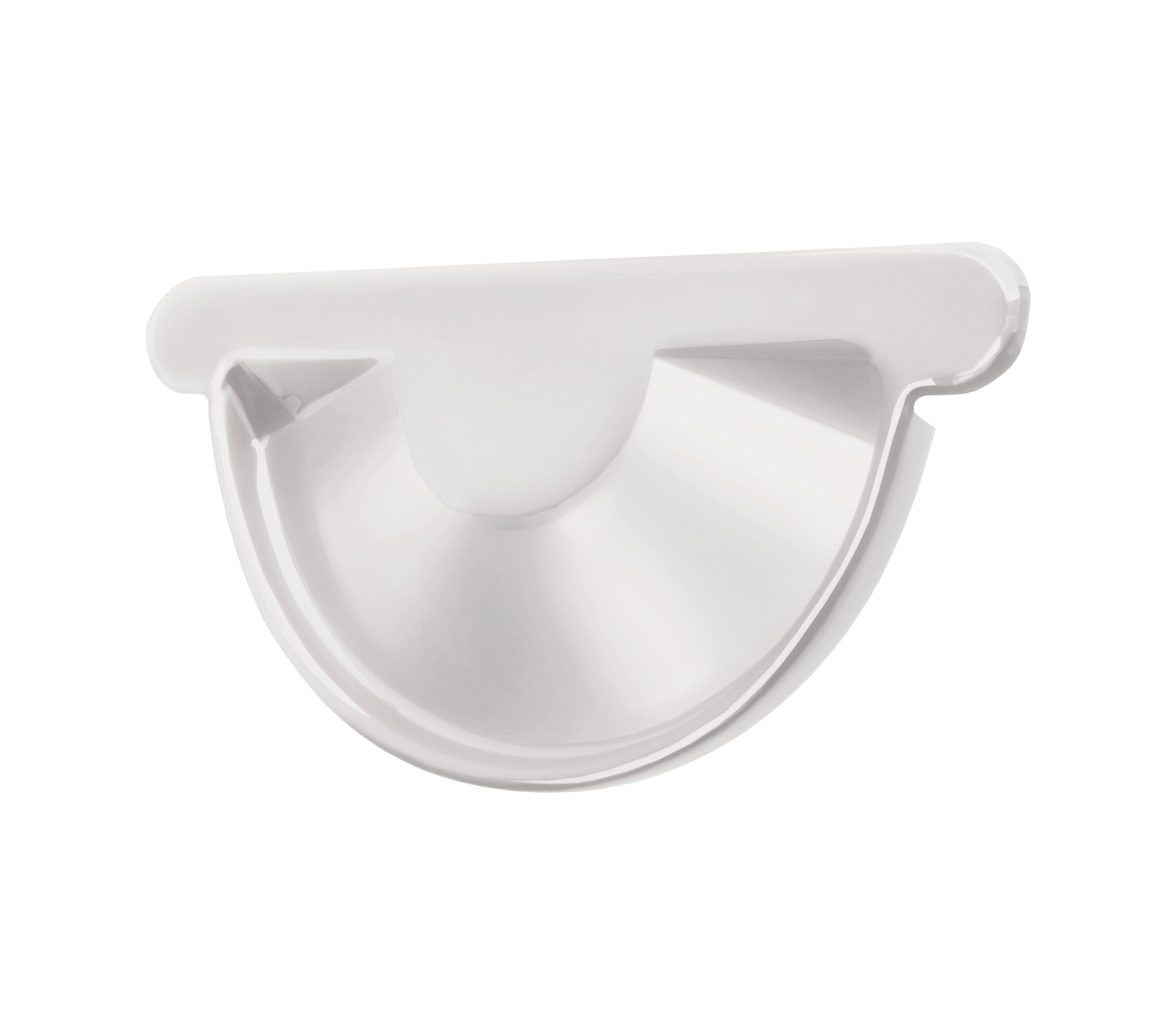 Заглушка торцевая универсальная Optima 150мм RAL 9003 изображение, анонсные картинки товара