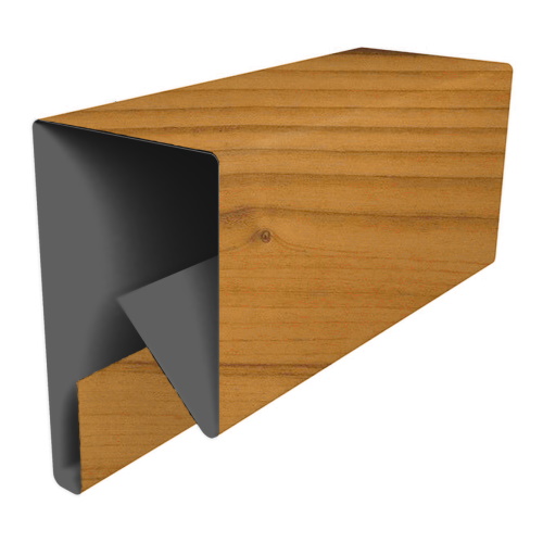 Планка П-образная заборная 17 0,45 Print Premium Golden Wood (2м) изображение, анонсные картинки товара