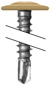 Саморез ПШС 4,2х25 RAL 1002 (500) изображение, анонсные картинки товара