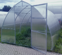Теплица 4м с поликарбонатом "Агросфера-Капелька" (3*2м) (шаг дуг 0,67м) с монтажом на брус изображение, анонсные картинки товара
