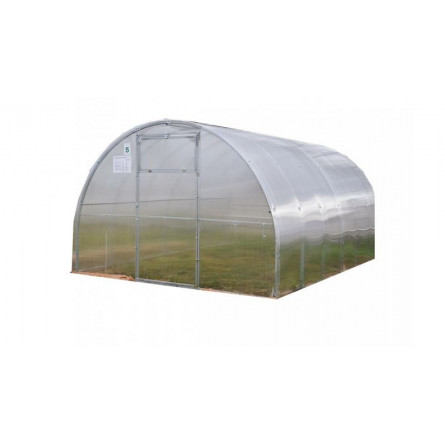 Теплица 4м с поликарбонатом "Агросфера-Титан 40*20"(3*2м) (шаг дуг 0,67м) с монтажом на землю изображение, анонсные картинки товара