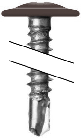 Саморез ПШС 4,2х19 RAL 8017 (1000) изображение, анонсные картинки товара