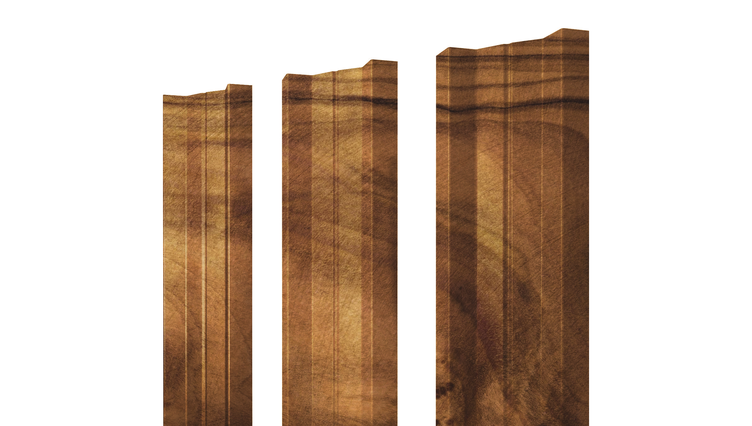 Штакетник М-образный В с прямым резом 0,45 Print-Double Premium Golden Wood Fresh изображение, анонсные картинки товара