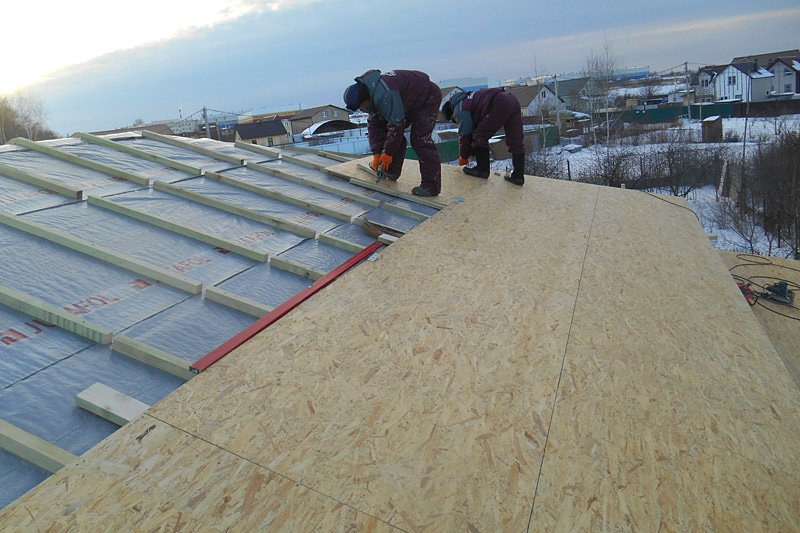 Устройство сплошного основания из фанеры или ОСБ под гибкую черепицу изображение, анонсные картинки товара