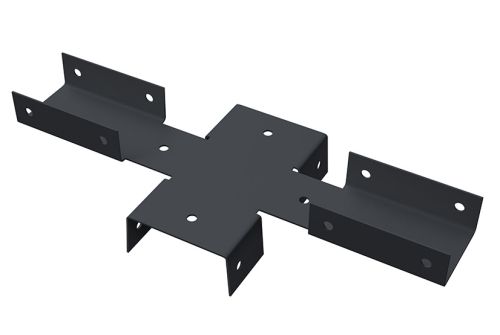 Кронштейн Х 60х60 Colority Black RAL 7024 изображение, анонсные картинки товара