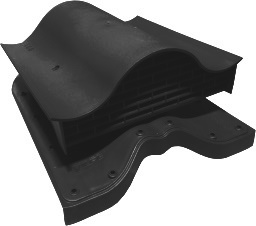 Вентиль кровельный Kvinta (Nera) GrandLine - KTV черный изображение, анонсные картинки товара