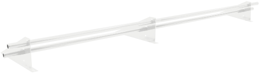 Снегозадержатель трубчатый универсальный Optima RAL 9003 3м изображение, анонсные картинки товара