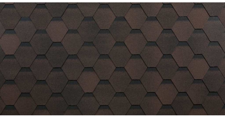 Черепица гибкая Технониколь Оптима Соната коричневый изображение, анонсные картинки товара