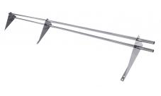 Снегозадержатель трубчатый для фальцевой кровли Optima RAL 7004 3м изображение, анонсные картинки товара