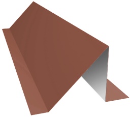 Планка снегозадержания 0,5 Satin с пленкой RAL 8004 терракота (2м) изображение, анонсные картинки товара