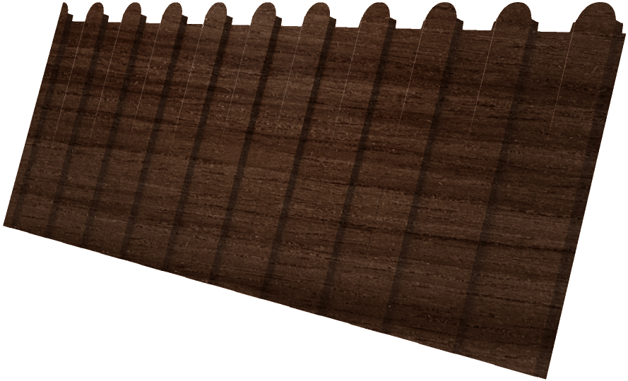 Профнастил С8A v02 фигурный Grand Line 0,45 Print Elite с пленкой Choco Wood TwinColor изображение, анонсные картинки товара