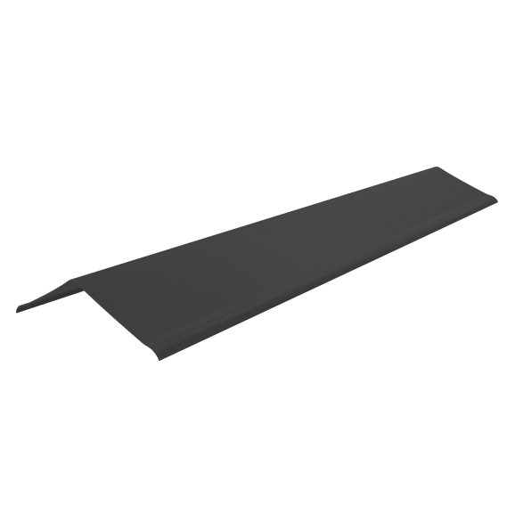 Щипец Ондулин Смарт серый (100х29 см) изображение, анонсные картинки товара