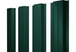 Штакетник П-образный A с прямым резом Grand Line 0,4 ПЭ RAL 6005 зеленый мох изображение, анонсные картинки товара