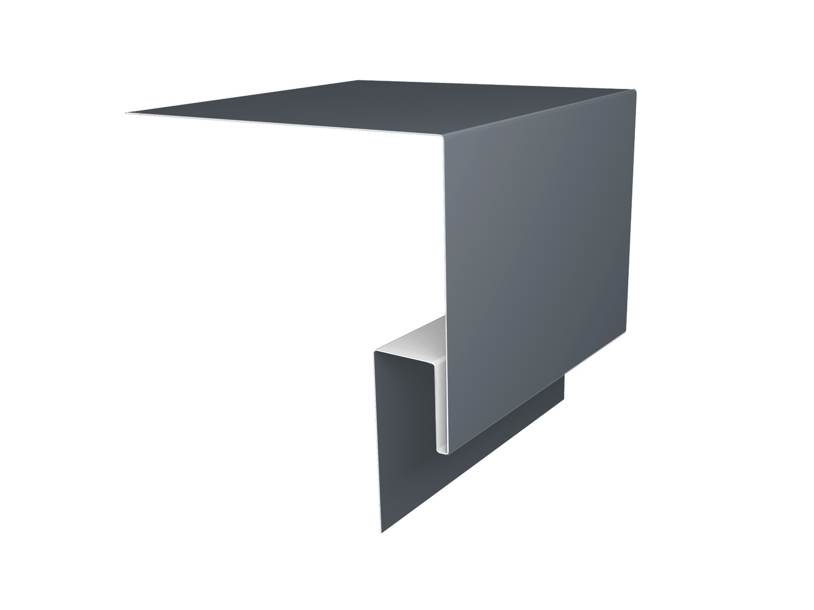 Планка околооконная сложная 300х50х18 (j-фаска) 0,45 PE с пленкой RAL 7024 мокрый асфальт (2м) изображение, анонсные картинки товара