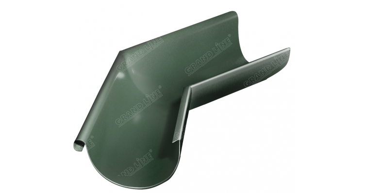 Угол желоба внешний 135 гр 125 мм RR 11 темно-зеленый изображение, анонсные картинки товара