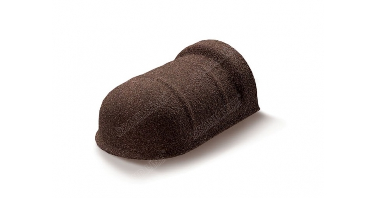 Наконечник полукруглого конька Mtile коричневый изображение, анонсные картинки товара